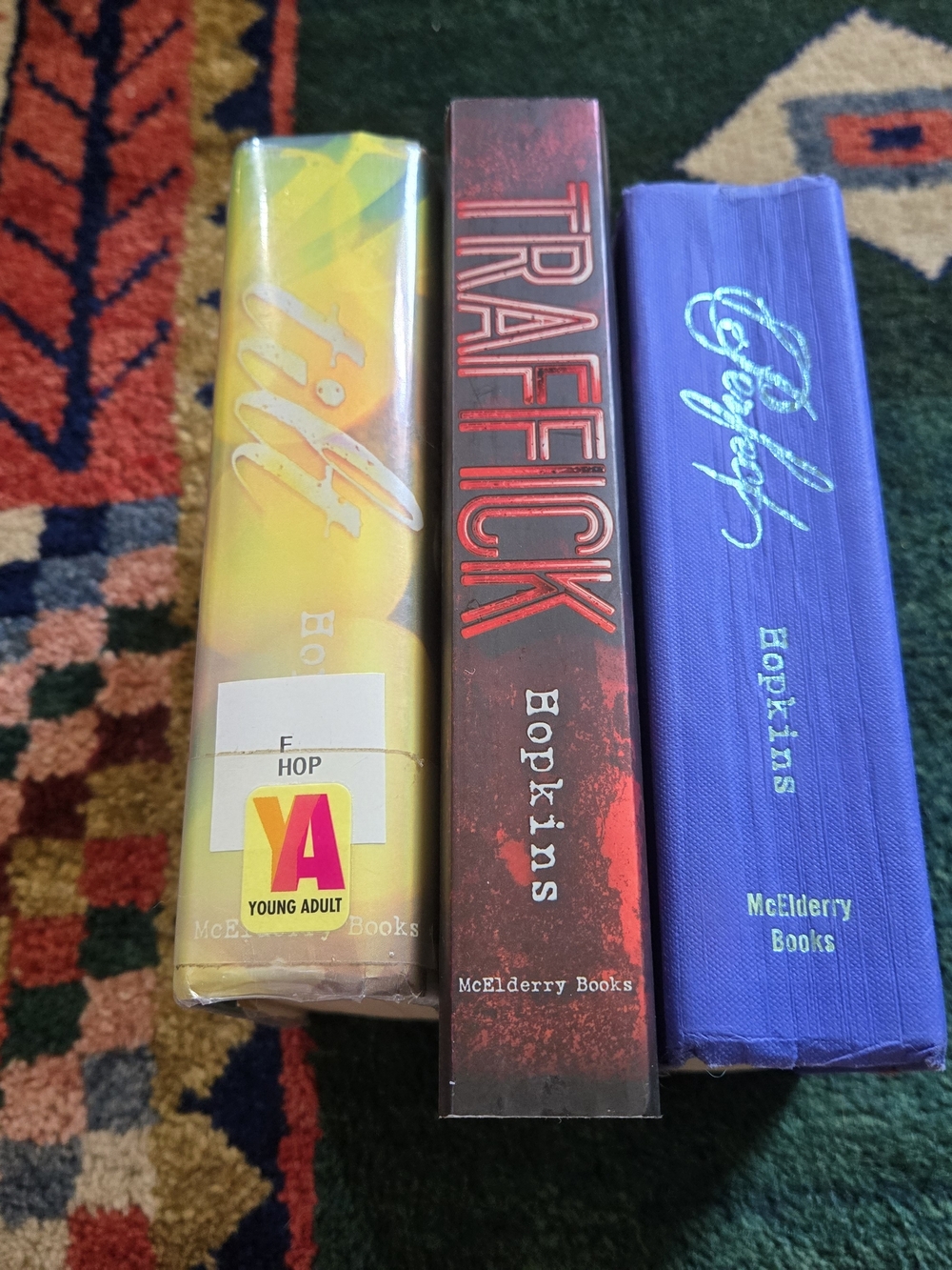 Ellen Hopkins Book Lot 3 Books Perfect Traffick Tilt Paperback Hardcover